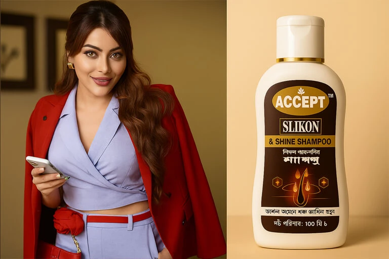 Accept Slikon & Shine Shampoo