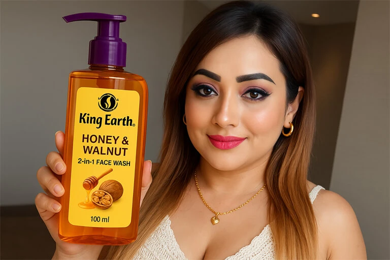 https://preview.softwarecl.net/mosle/King Earth Honey & Walnut 2-in-1 Face Wash