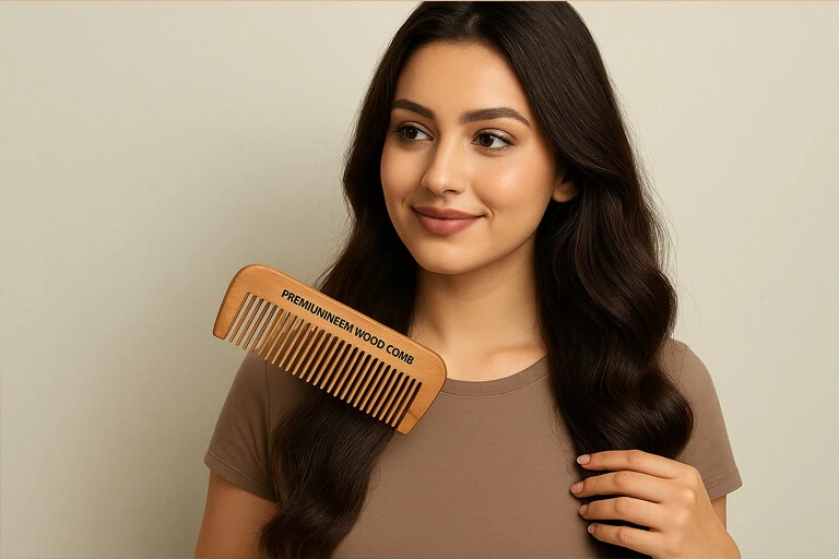 Premium Neem Wood Comb